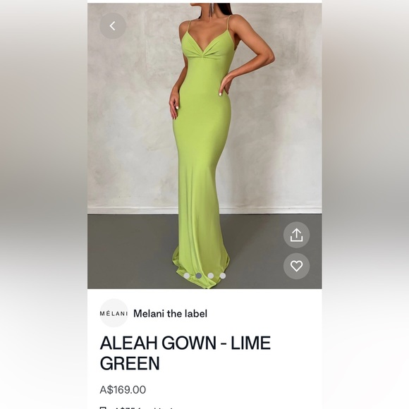 Stunning Color! Beautiful Low Back Melani Dress Aleah in Lime! | Color: Green | Size: M | Nicjack89's Closet Stunning Color! Beautiful Low Back Melani Dress Aleah in Lime! | Color: Green | Size: M | Nicjack89's Closet